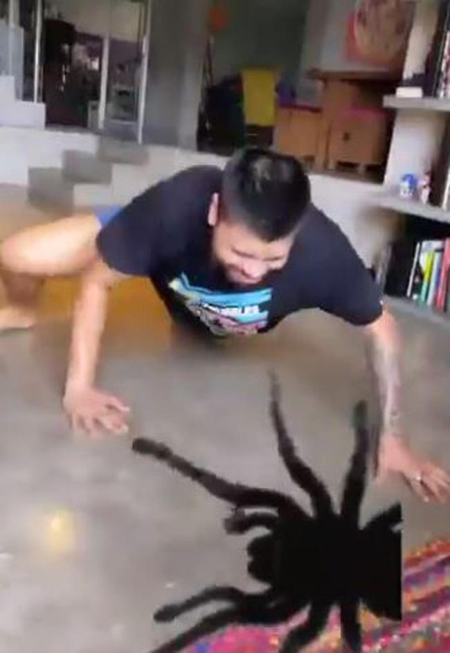 वर्कआउट करते श्रुति के बॉयफ्रेंड