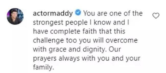 आर माधवन का कमेंट