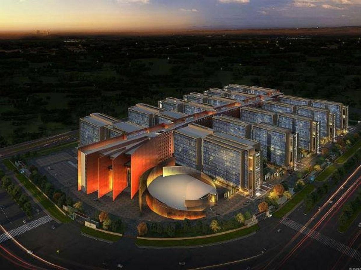 रात में ऐसा दिखेगा सूरत का डायमंड बाजार