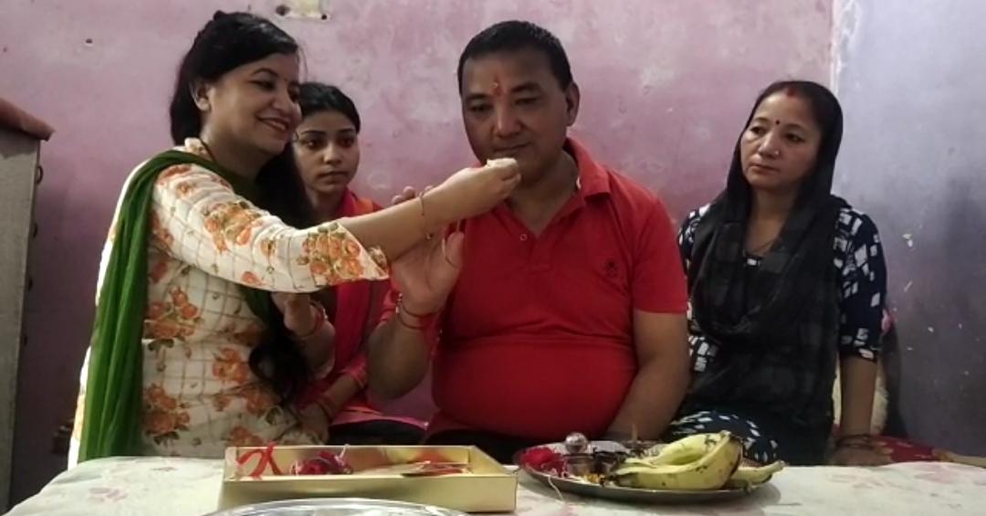 जीत सिंह थापा ने मनाया रक्षा बंधन