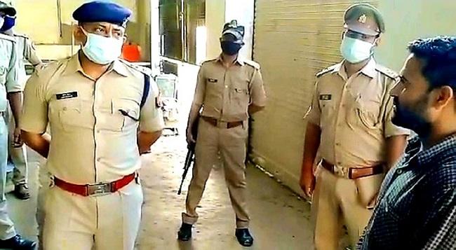 आला अधिकारियों ने किया मौका मुआयना