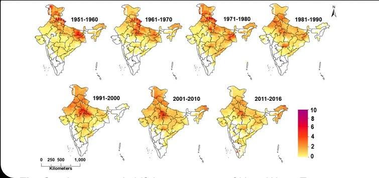 Heat wave incident increases in India
