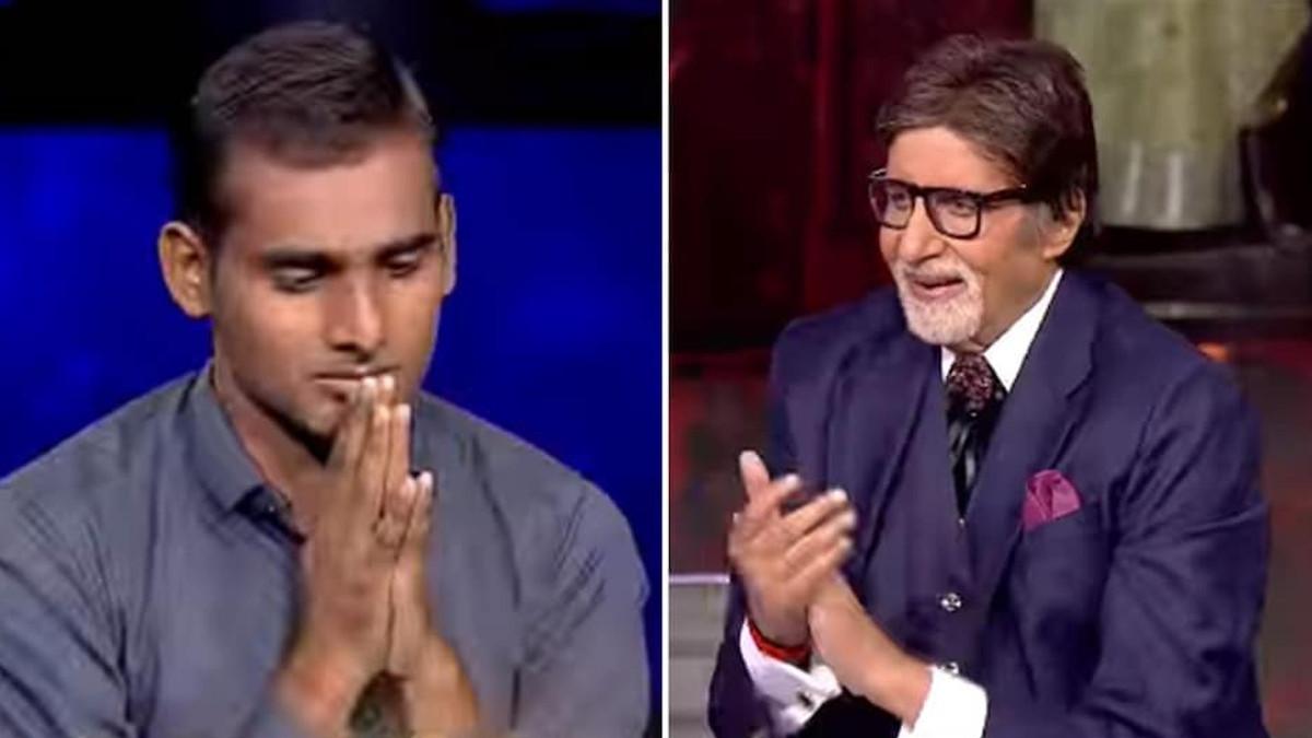 साहिल अहिरवार और अमिताभ बच्चन.