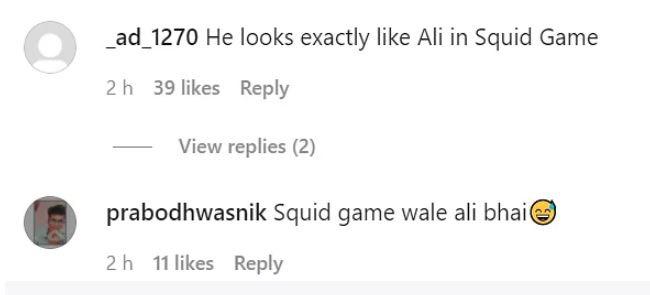 स्क्विड गेम एक्टर की बाबिल खान से तुलना