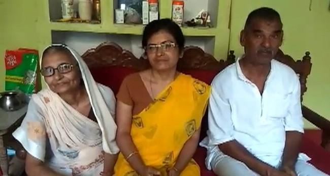 टॉपर गौरव का परिवार 