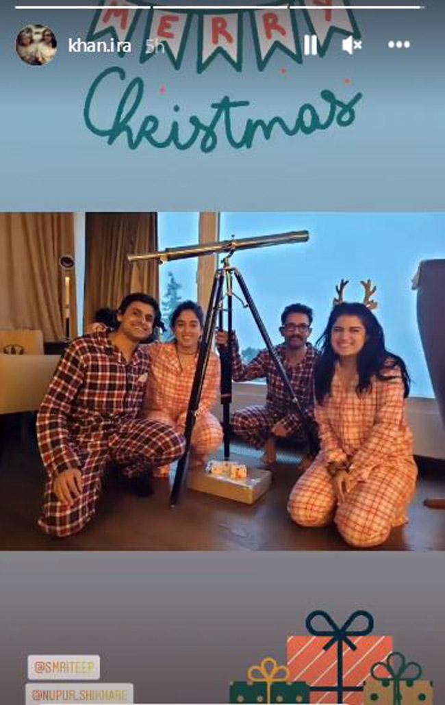 फैमिली संग आमिर खान