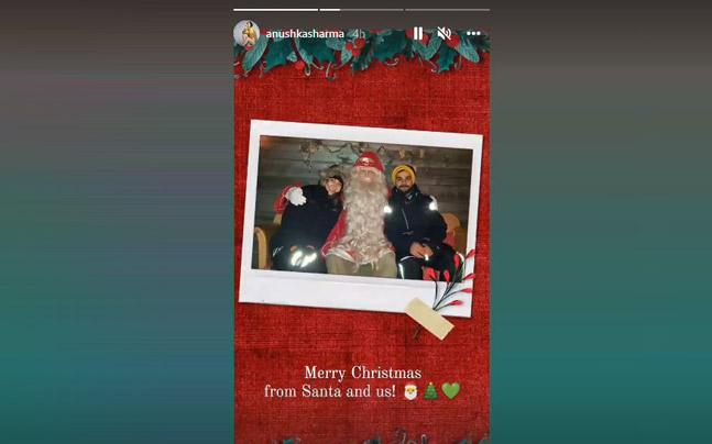 विराट-अनुष्का का क्रिसमस