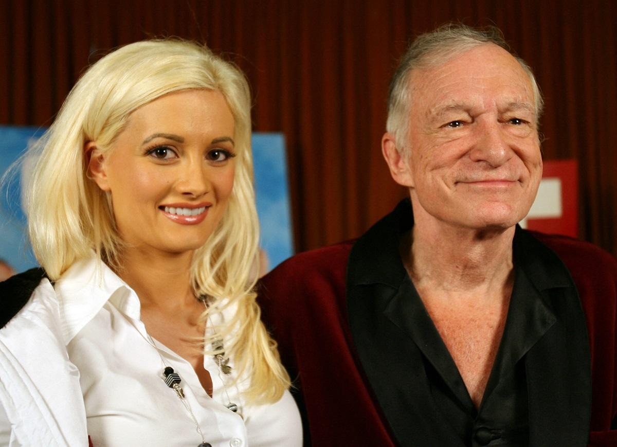 Hugh Hefner with Holly Madison in 2006