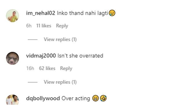 रश्मिका मंदाना के वीडियो पर आये कमेंट्स