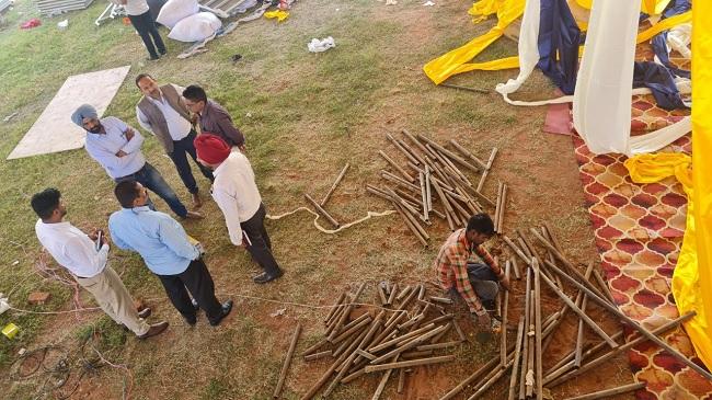 शीर्ष प्रशासनिक अधिकारी कर रहे तैयारियों की निगरानी