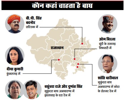 राजस्थानः (सियासी) दुर्ग हमारा, बाघ तुम्हारे!