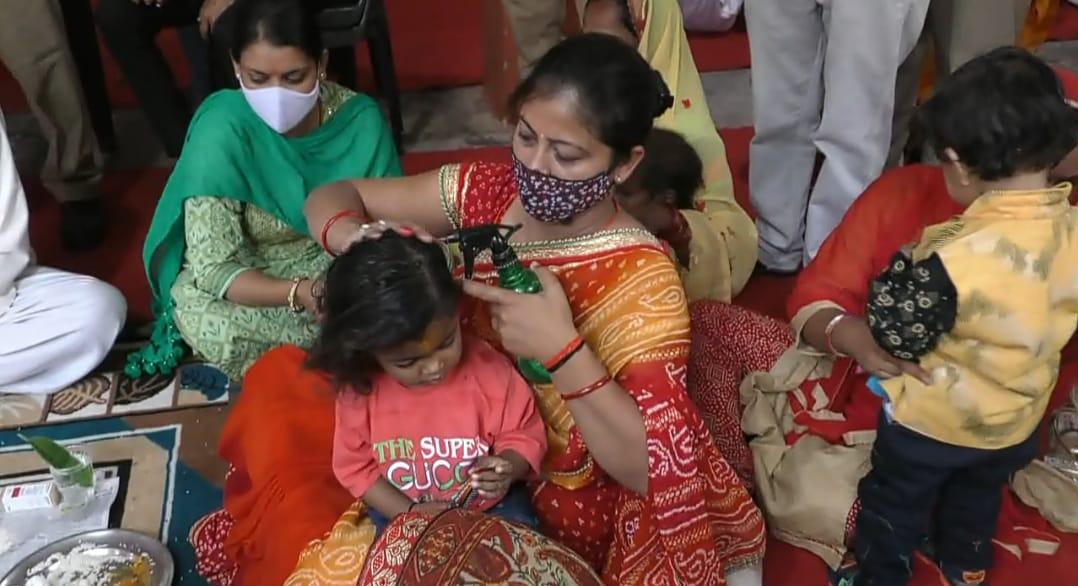 फर्रुखाबाद के जिला जेल में मुंडन