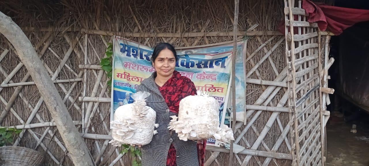 Mushroom Farmer Pushpa Jha