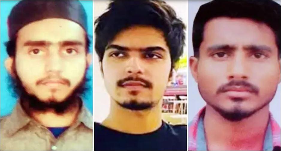 गिरफ्तार किए गए तीन शूटर्स.