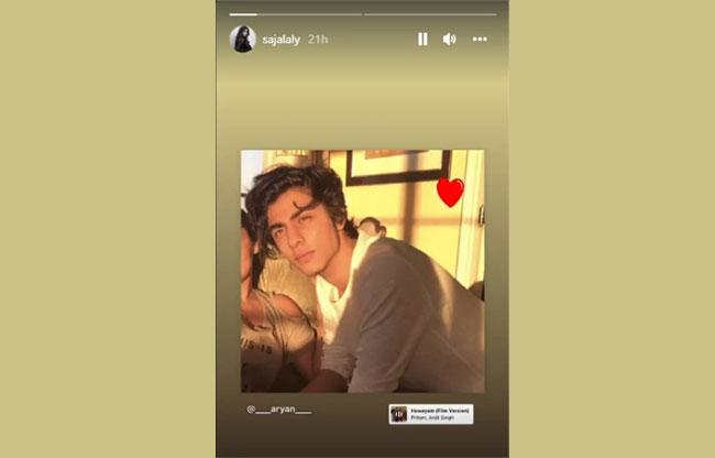 सजल अली की पोस्ट वायरल