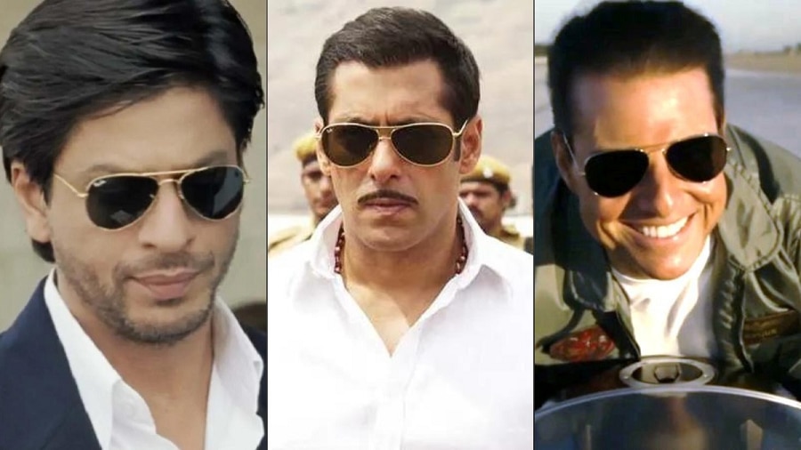 'चक दे' में शाहरुख खान हों, दबंग में सलमान खान, या टॉप गन में टॉम क्रूज, एविएटर सनग्लासेज़ फिल्मी हस्तियों की पहली पसंद रहे हैं.