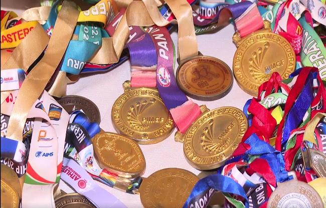 रामकिशन शर्मा के जीते गए मेडल