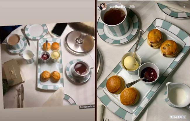 कार्तिक और निहारिका की पोस्ट