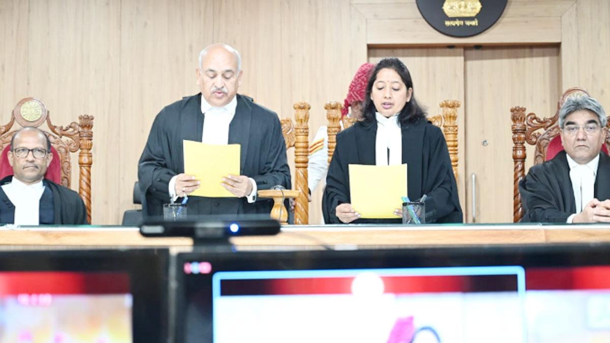 राजस्थान हाईकोर्ट के 9 न्यायाधीशों ने शपथ ली