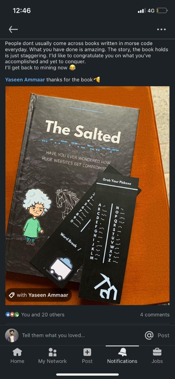 Post by Egypt Student (Linkedin)