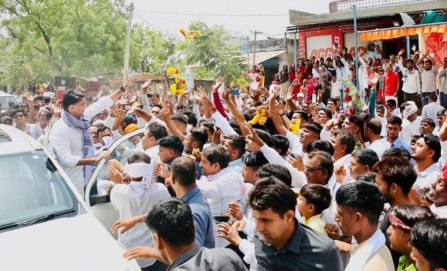 सचिन पायलट ने अजमेर से जयपुर तक की थी पदयात्रा (फाइल फोटोः ट्विटर)