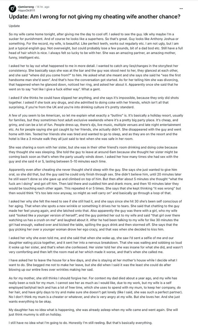 शख्स ने रेडिट पर अपनी कहानी शेयर की (तस्वीर- सोशल मीडिया)