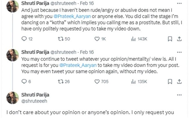 श्रुति ने कई बार वीडियो हटाने को कहा (तस्वीर- सोशल मीडिया)