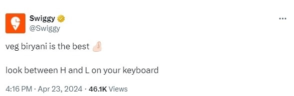 Swiggy Trending post