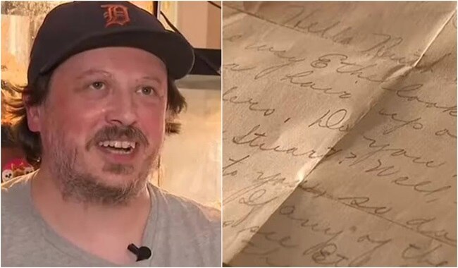 शख्स को रिनोवेशन में मिलीं प्राचीन चीजें (तस्वीर- 13 on your side/YouTube)