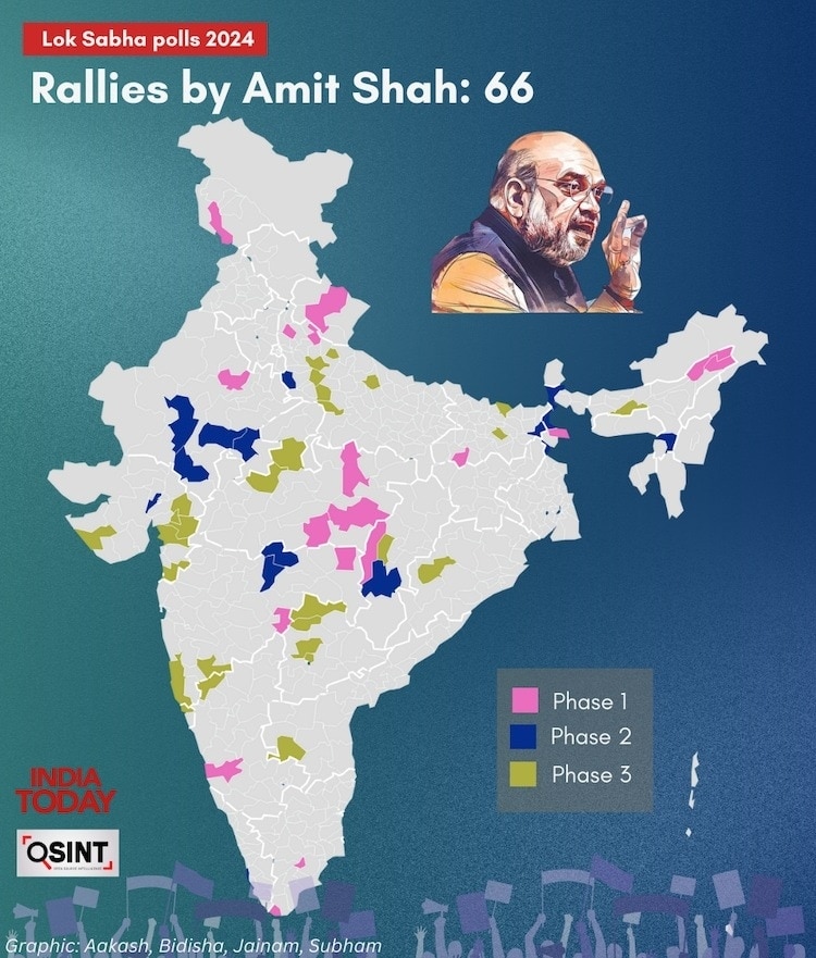 Rallies by Amit Shah
