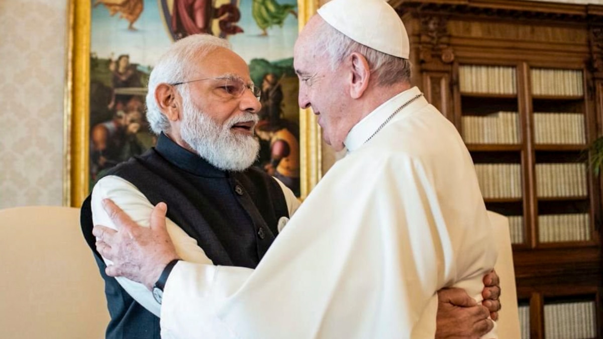 Prime Minister Narendra Modi at the Vatican City 