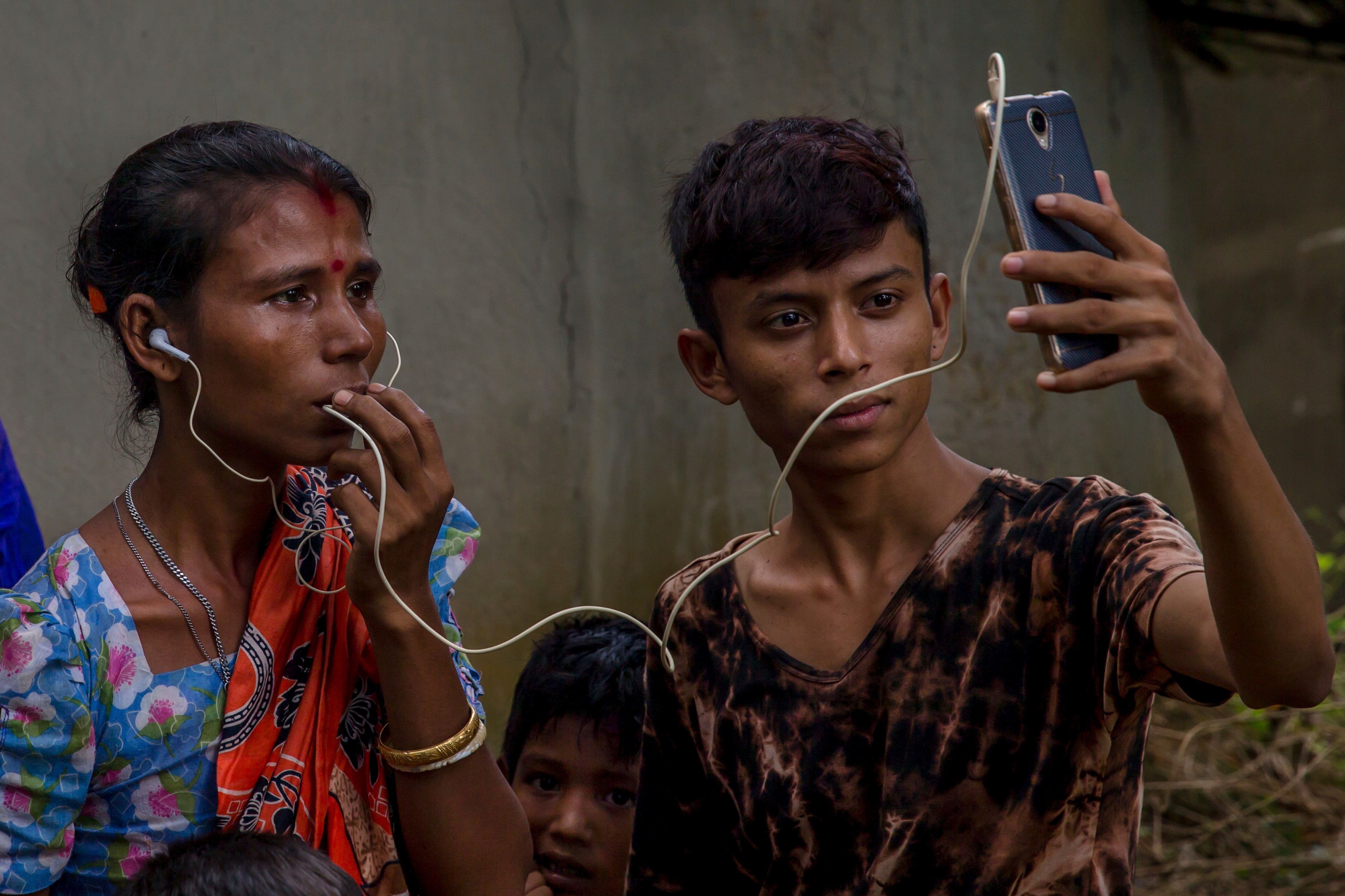indu refugees near Kutupalong, Bangladesh