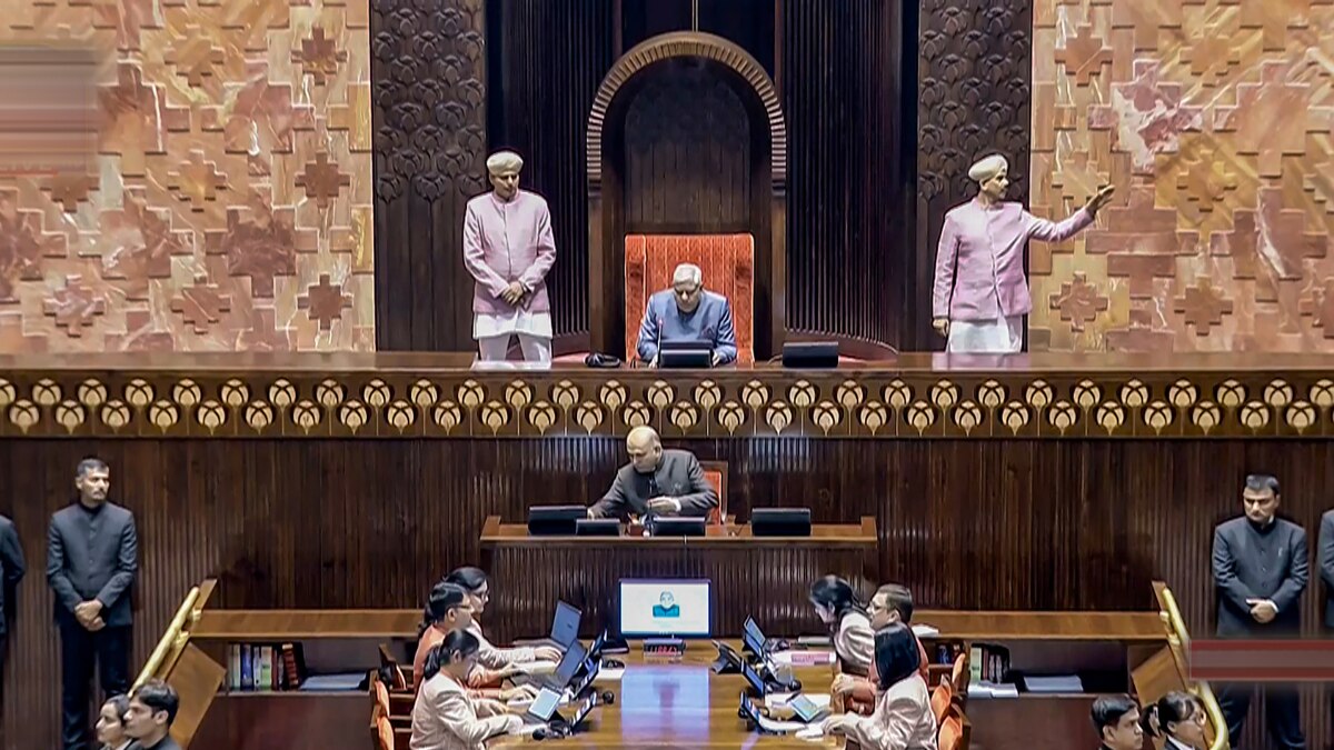 राज्यसभा के सभापति जगदीप धनखड़ संसद के शीतकालीन सत्र के दौरान सदन की कार्यवाही का संचालन करते हुए (Photo:PTI)