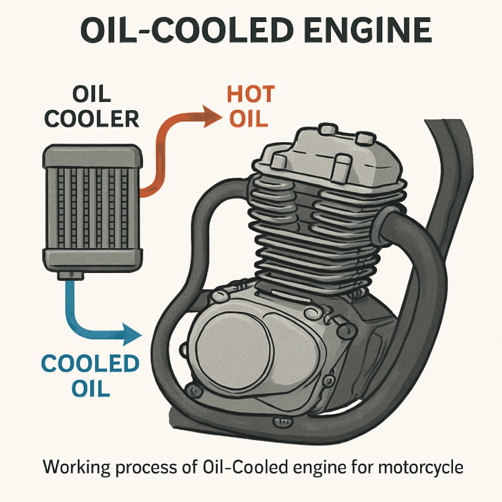 Oil Cooled engine