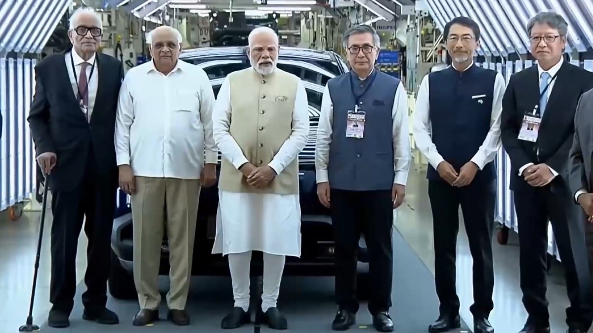 PM Narendra Modi at Maruti Suzuki Plant
