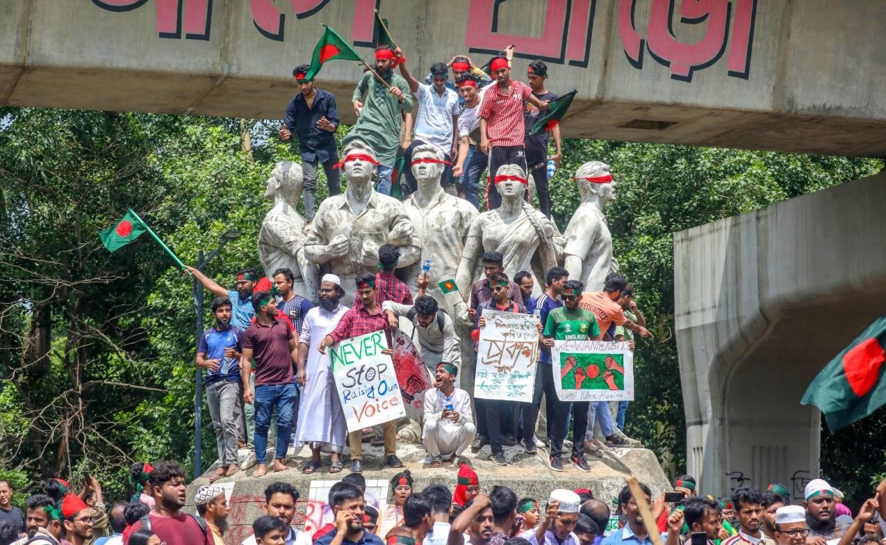 Dhaka protest
