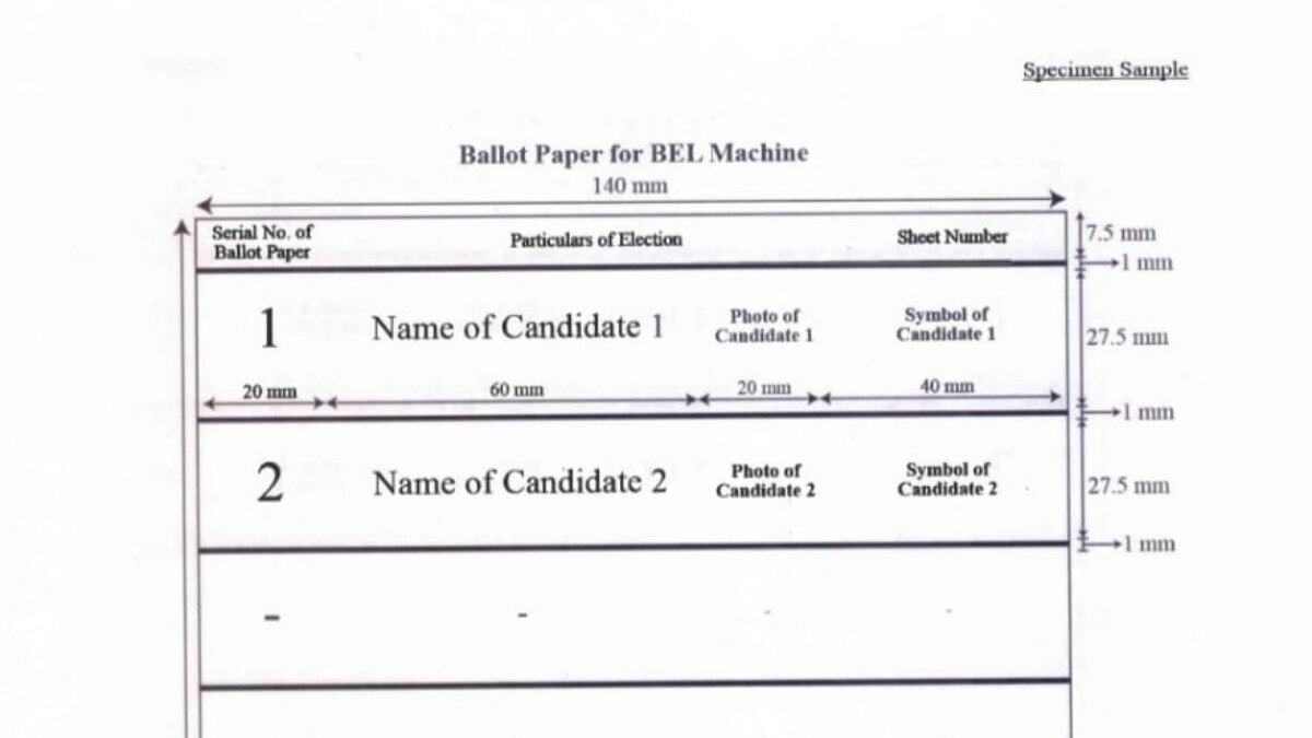Ballot Paper