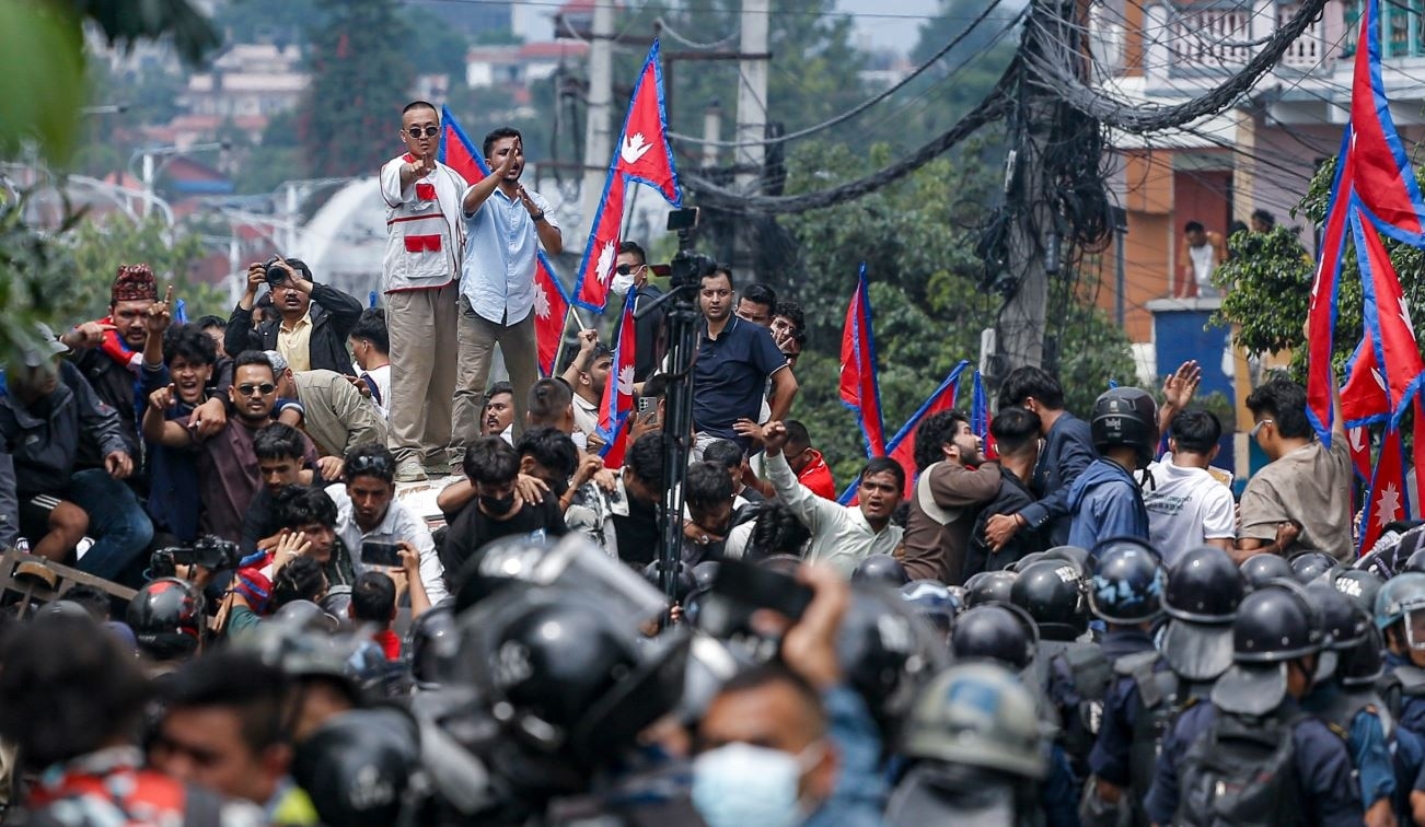 Nepal protest