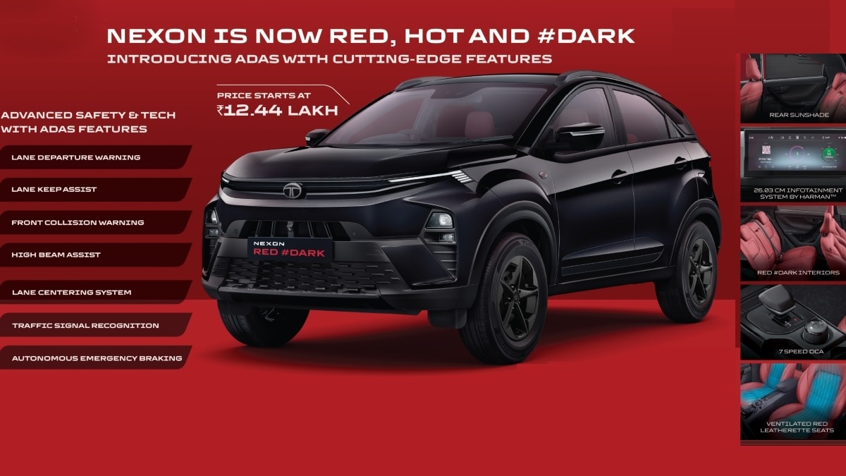 Tata Nexon Red Dark Edition