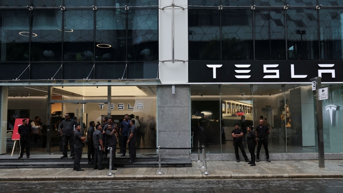 Tesla India Showroom