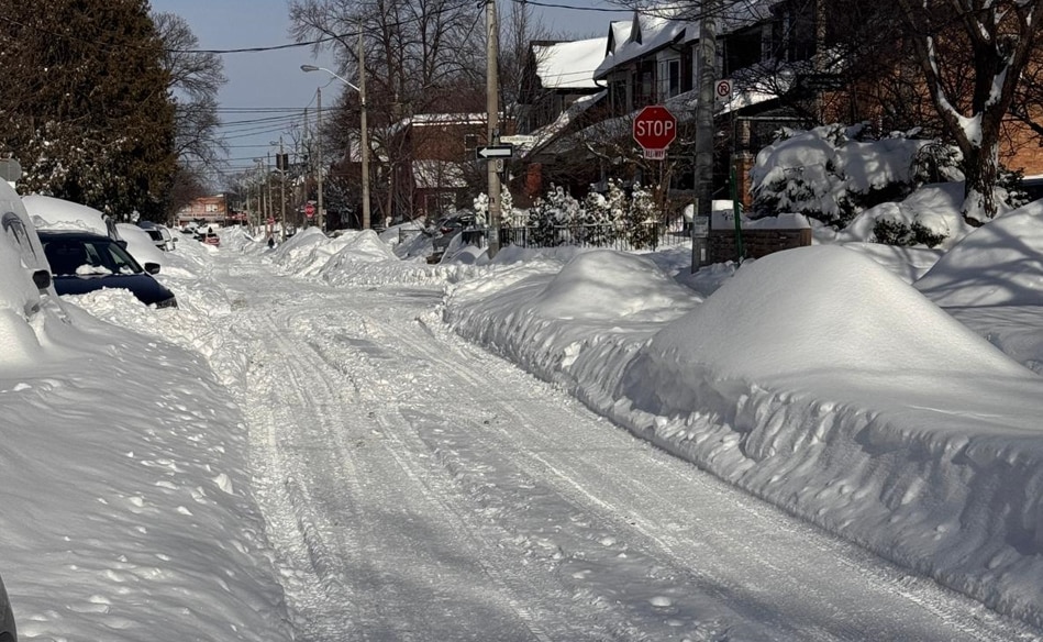 Snow storm in Toronto 