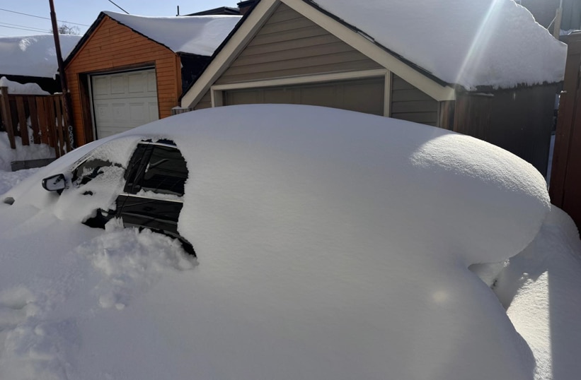 Snow storm in Toronto 