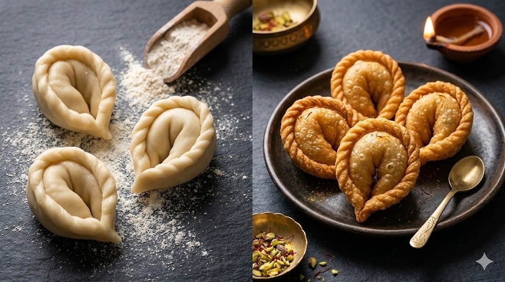 Diya Gujiya (Photo: AI Generated)