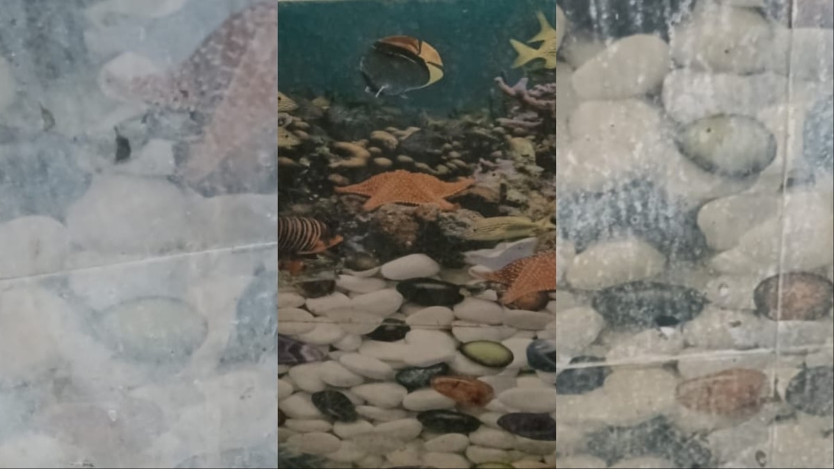 टाइल्स पर सफेद निशान