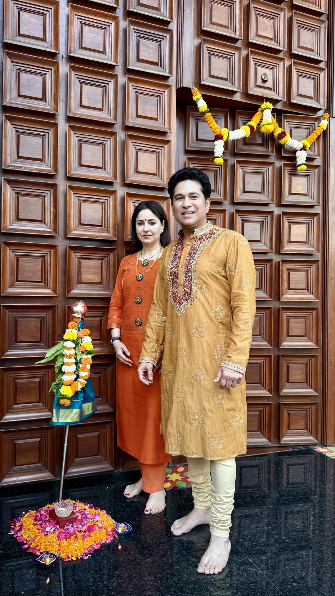 सचिन और अंजलि साथ-साथ