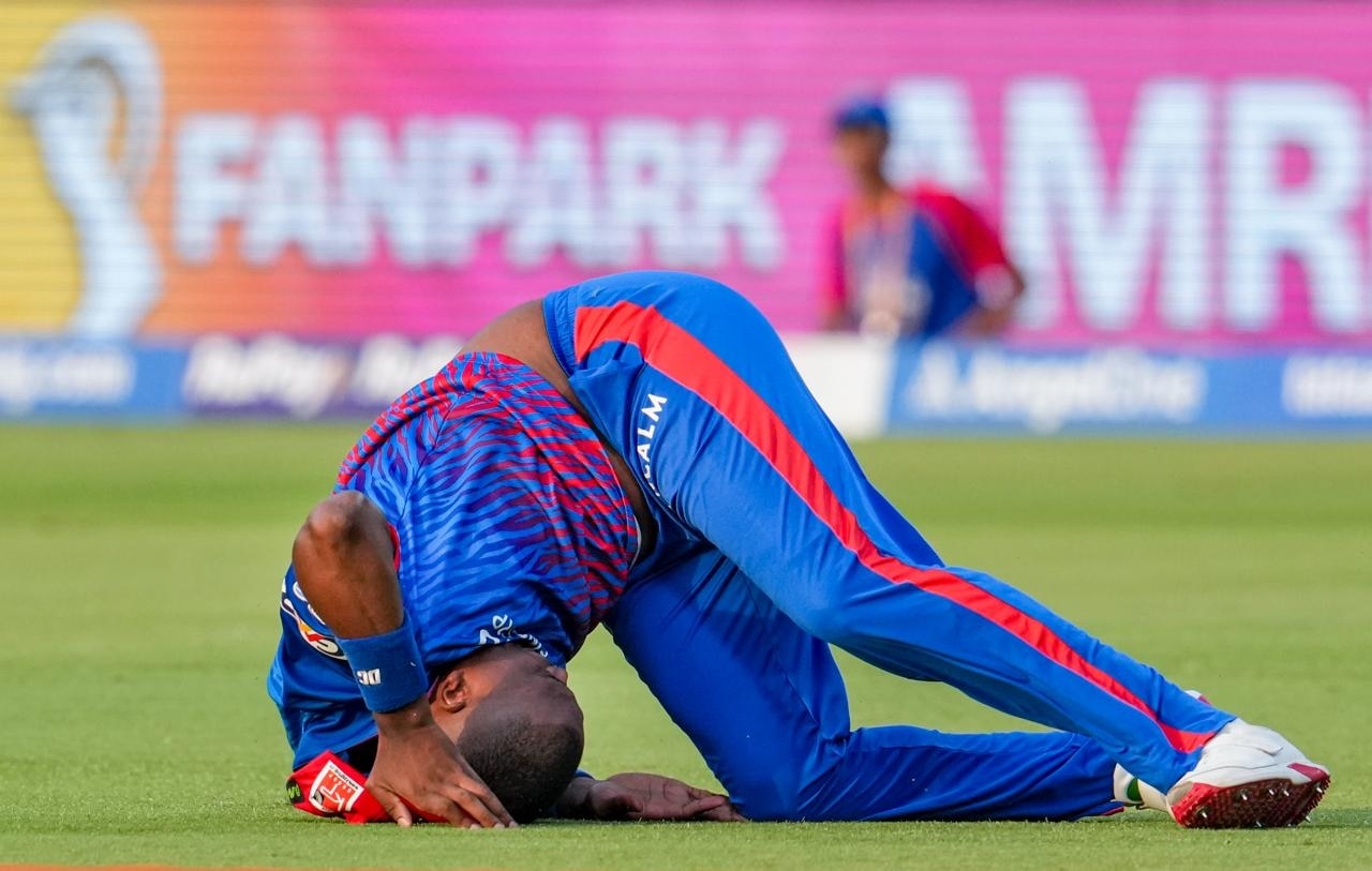 लुंगी एनगिडी घायल हो गए. Photo PTI