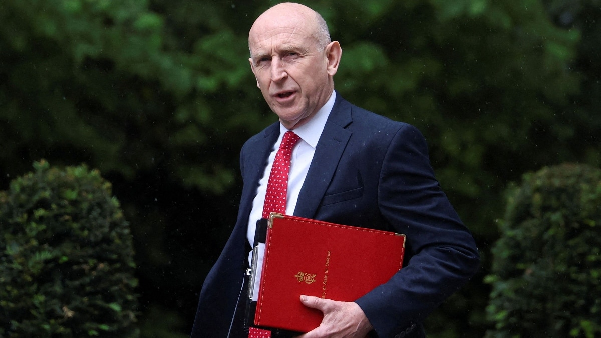 UK Defence Secretary John Healey