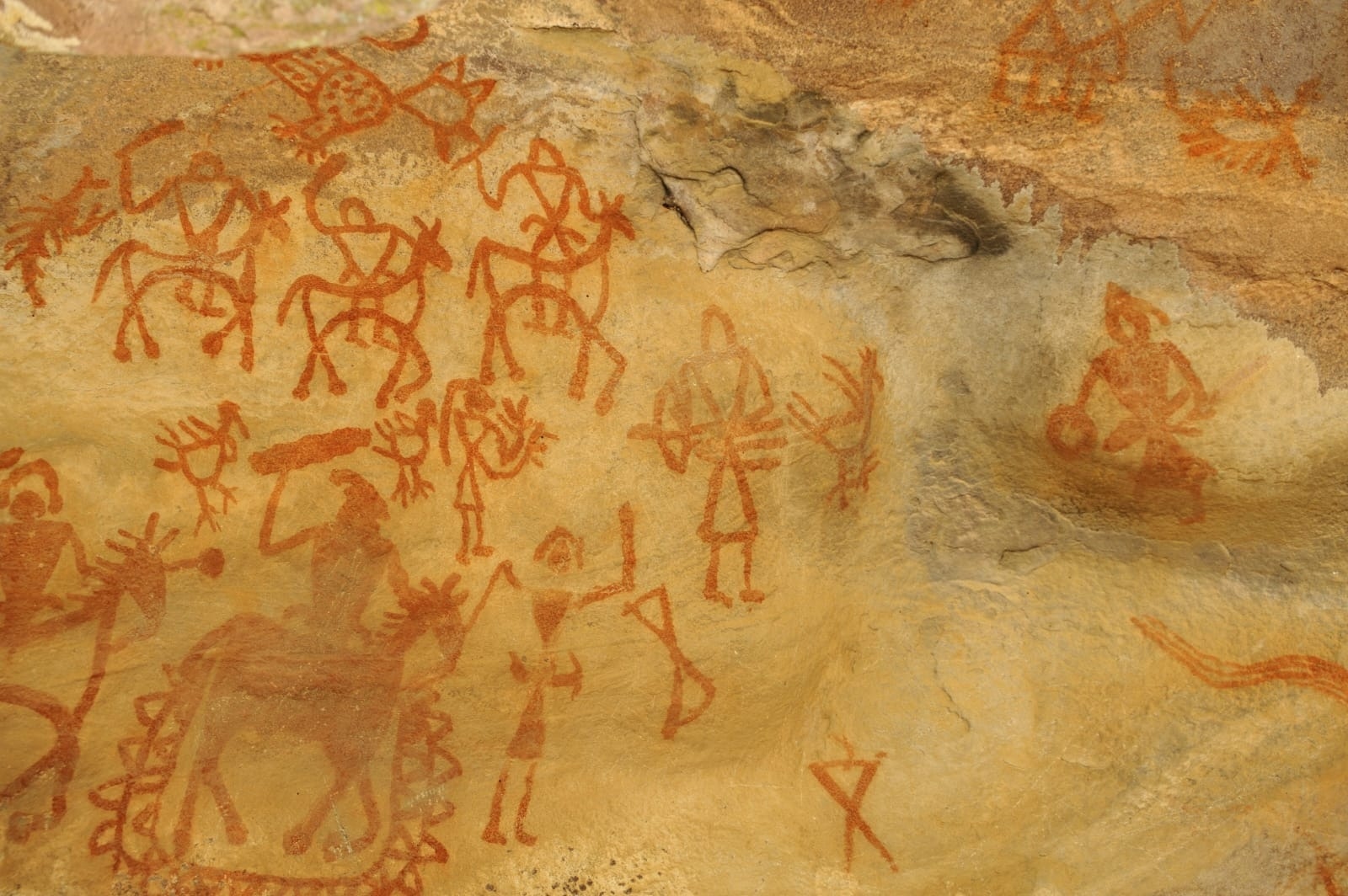 Bhimbetka cave paintings UNESCO