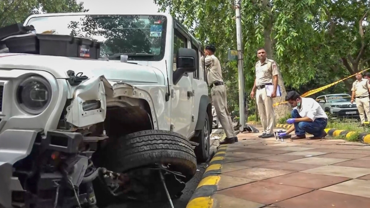Mahindra Thar accident