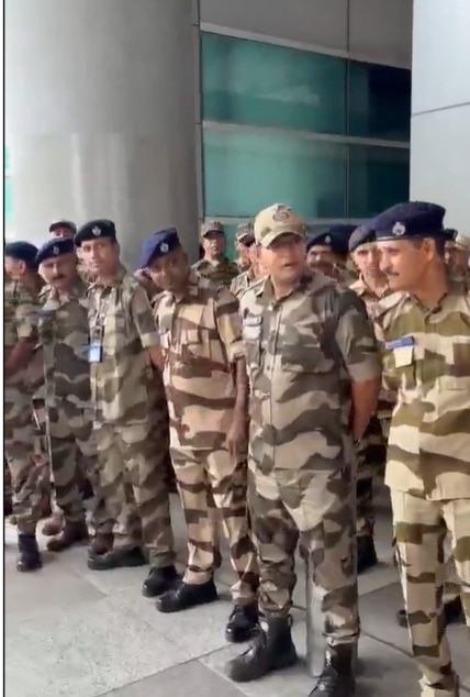 IGI एयरपोर्ट पर पुलिस की तैनाती 